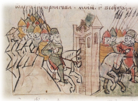 Поход Святополка Изяславича Ки-евского и Владимира Всеволодовича Мономаха (Переяславского) на Чернигов; бегство Олега Святославича Черниговского, не захотевшего объединиться со Святополком и Владимиром.