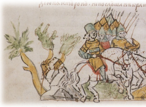 Отъезд Вячеслава Владимировича из Переяславля на Туровское княжение вопреки воле Ярополка Владимировича Киевского.