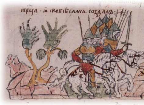 Уход Всеволода Мстиславича с дружиной из Вышгорода на Псковское княжение.