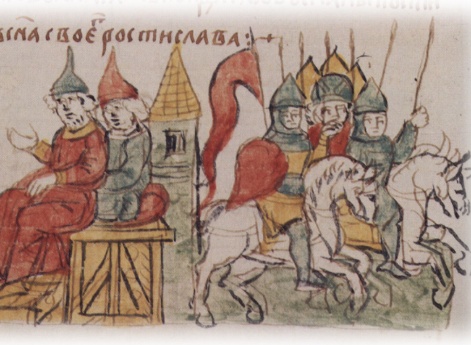 Новгородское посольство у Юрия Владимировича Долгорукого (Ростовского); отъезд Ростислава Юрьевича на Новгородское княжение.