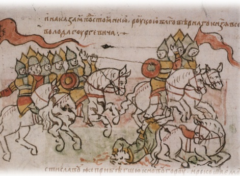 Поражение дружин Мстислава Ростиславича Новгородского от полков Всеволода Юрьевича Владимирского в битве при Липице.