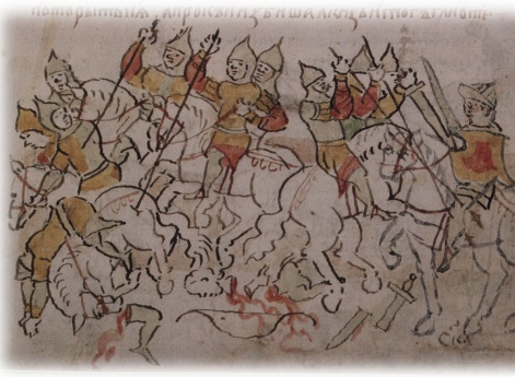 Ранение Михалка Юрьевича; разгром и преследование половецкого войска.