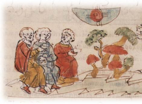 Изображение землетрясения 1107 г. 