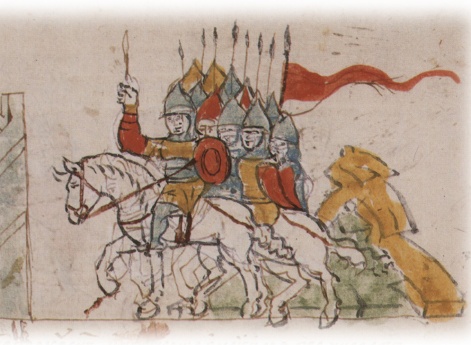 Возвращение княжеских войск из неудачного похода на Минск.