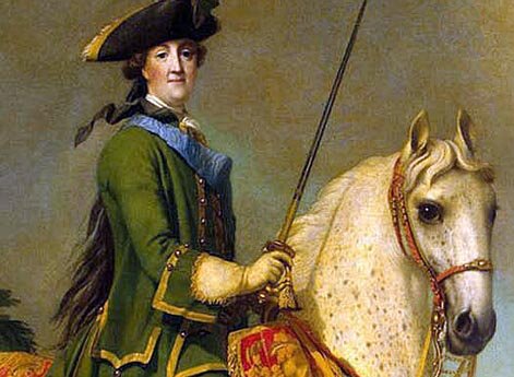 Портрет Екатерины II верхом