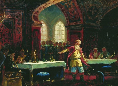 Князь Репнин на пиру у Ивана Грозного