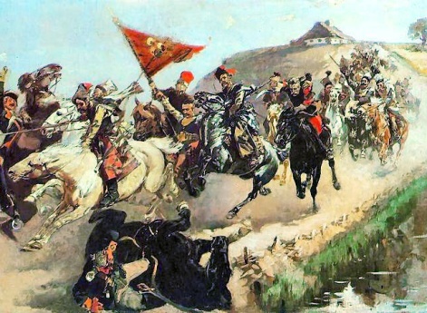 Стычка барских конфедератов с русскими войсками