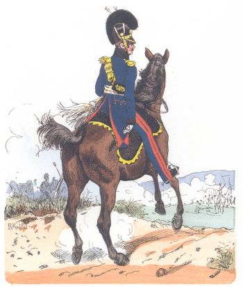 Баден. Офицер артиллерии (1813