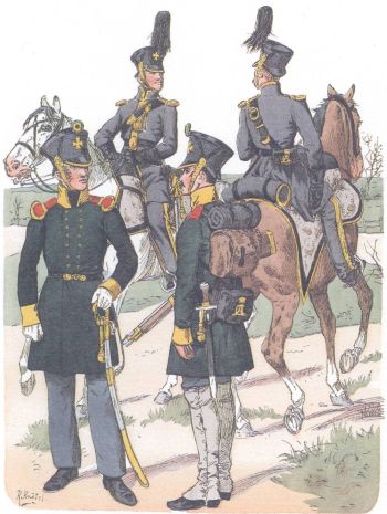 Саксен-Веймар. Добровольцы егеря (1814)